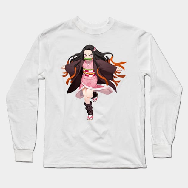 Nezuko Kamado Long Sleeve T-Shirt by blacktee